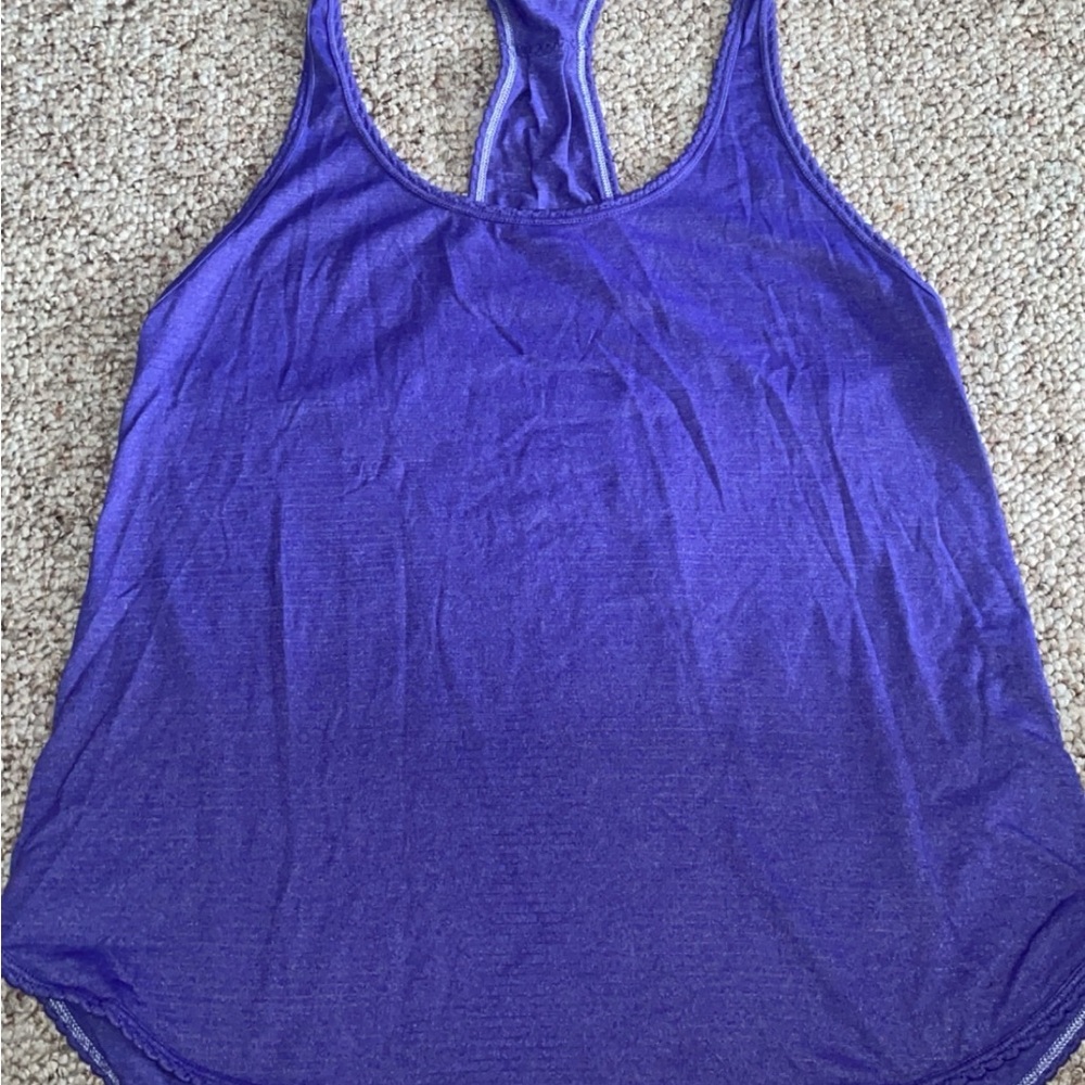 lululemon athletica Vibrant Purple Tank Top